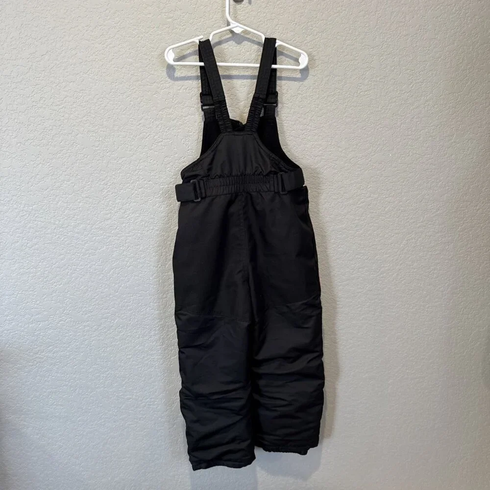 Cat Jack Toddler Boys Girls Black Ski Snow Bib Overalls Pants Size 4T Snowboard